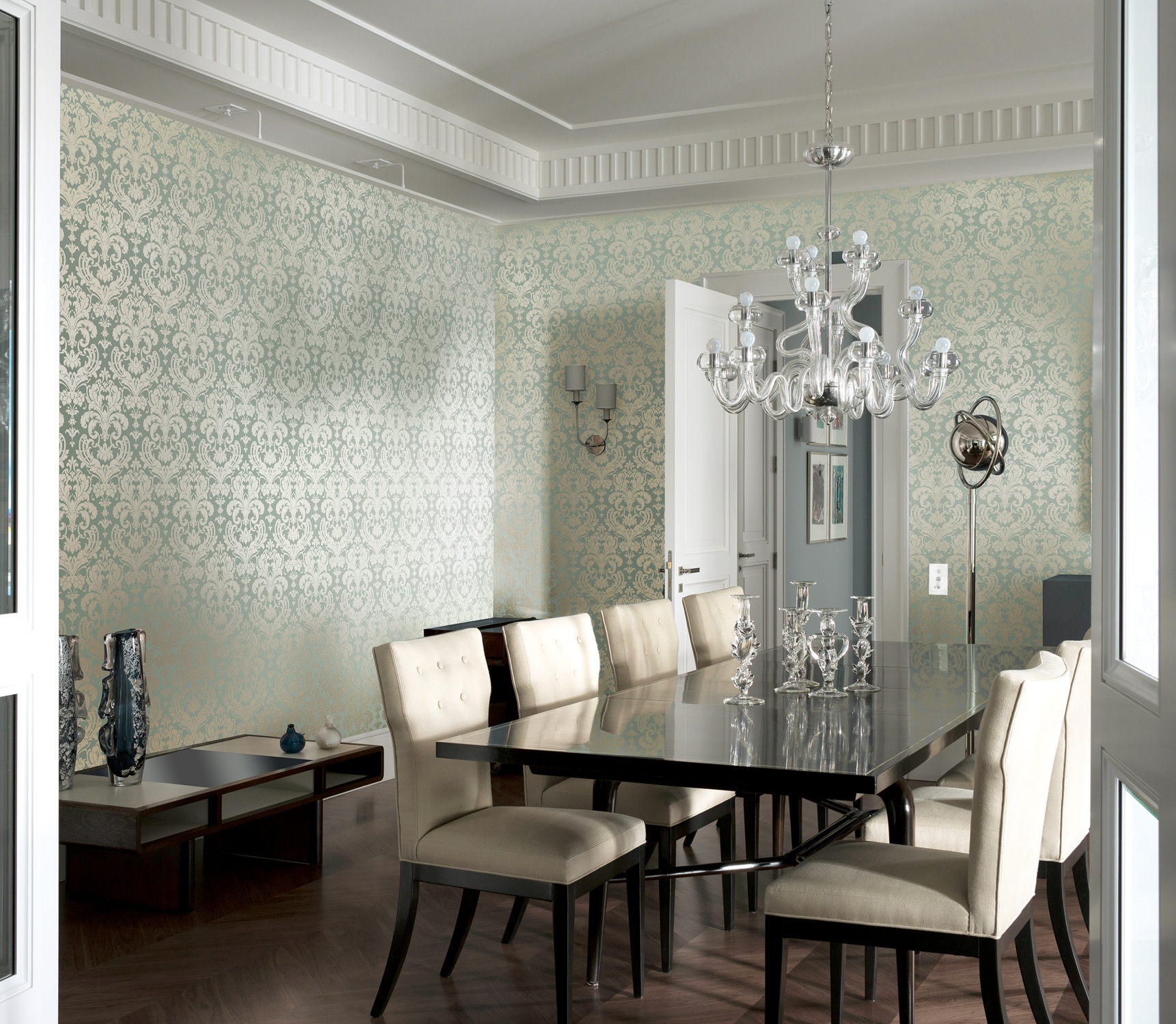 Обои Milassa Swan SW3 006 10,05×1 фото в интерьере